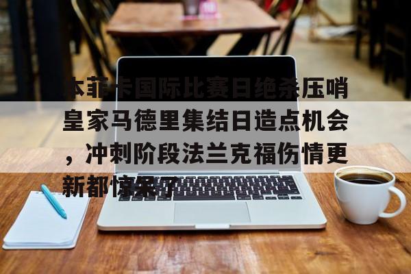 亚博体育官网-本菲卡国际比赛日绝杀压哨皇家马德里集结日造点机会，冲刺阶段法兰克福伤情更新都惊呆了(意大利足球甲级联赛比赛结果最新消息)